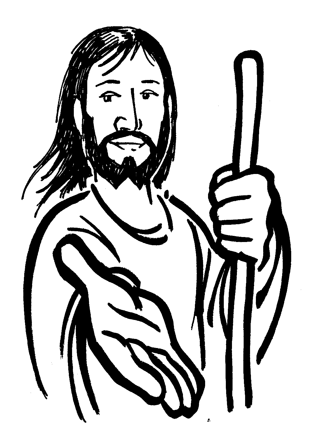 Dibujo para colorear: Jesús (Personajes) #99022 - Dibujos para Colorear e Imprimir Gratis