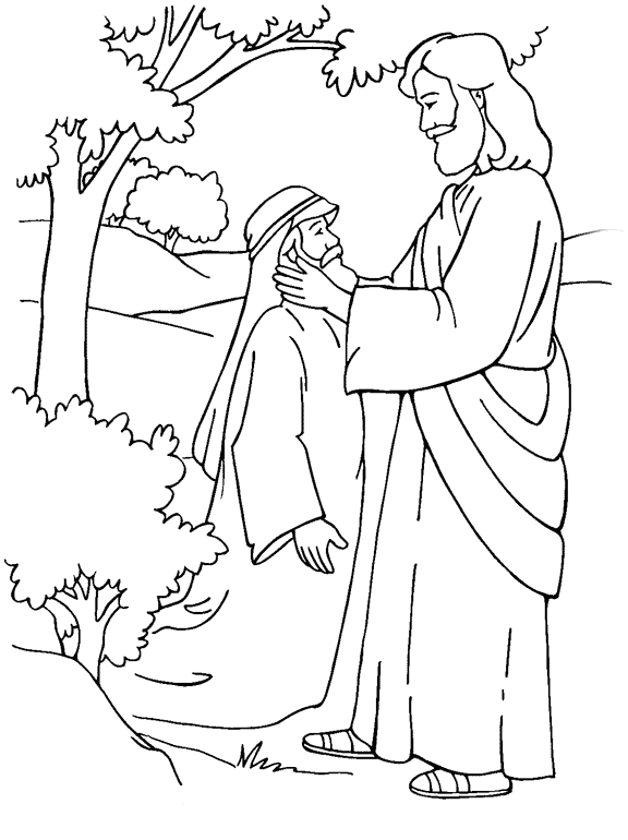 Dibujo para colorear: Jesús (Personajes) #99117 - Dibujos para Colorear e Imprimir Gratis