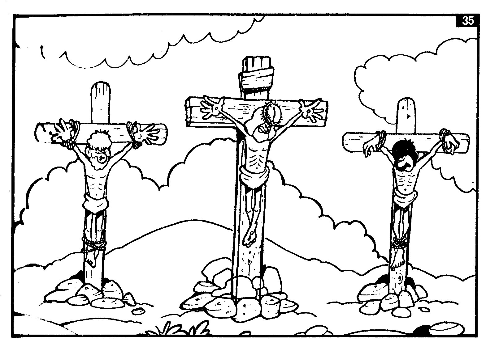 Dibujo para colorear: Jesús (Personajes) #99198 - Dibujos para Colorear e Imprimir Gratis