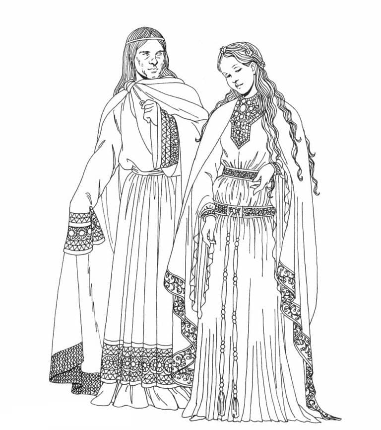 Dibujo para colorear: Middle Ages (Personajes) #201412 - Dibujos para Colorear e Imprimir Gratis