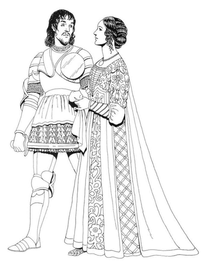 Dibujo gratuito Middle Ages #201430 de la coleccion Personajes para imprimir