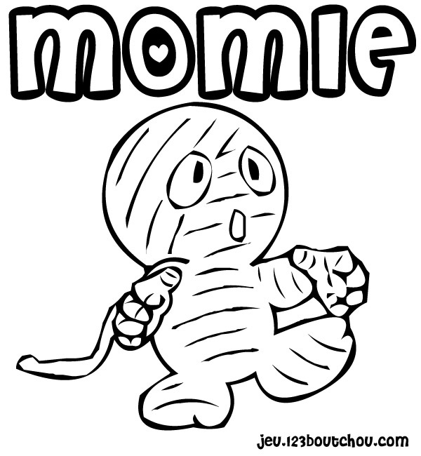 Dibujo para colorear: Momia (Personajes) #147682 - Dibujos para Colorear e Imprimir Gratis