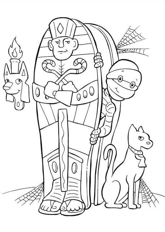 Dibujo gratuito Momia #201615 de la coleccion Personajes para imprimir Dibujo gratuito Momia #201615 de la coleccion Personajes para imprimir