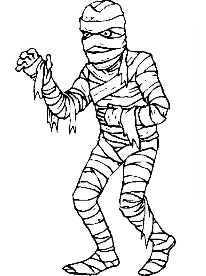 Dibujo gratuito Momia #201616 de la coleccion Personajes para imprimir