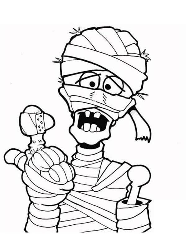 Dibujo gratuito Momia #201623 de la coleccion Personajes para imprimir