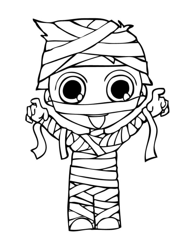 Dibujo gratuito Momia #201624 de la coleccion Personajes para imprimir