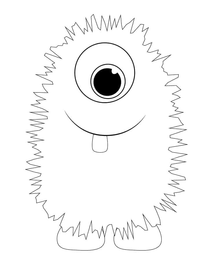Dibujo para colorear: Monstruo (Personajes) #183718 - Dibujos para Colorear e Imprimir Gratis