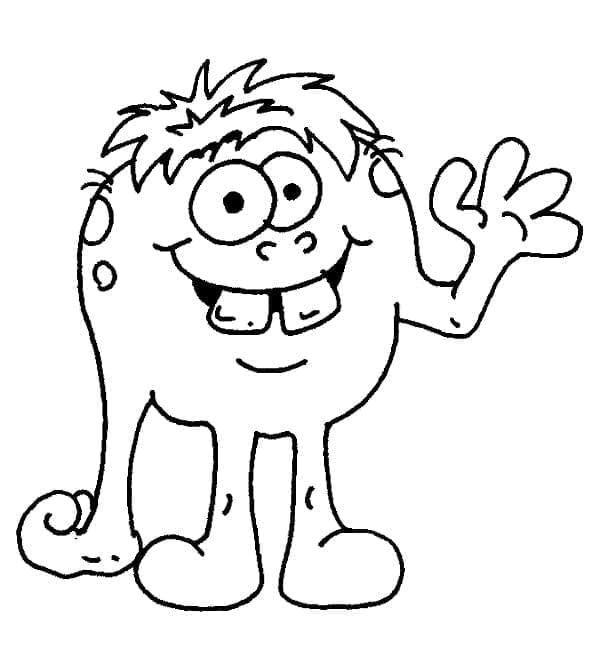 Dibujo gratuito Monstruo #183721 de la coleccion Personajes para imprimir