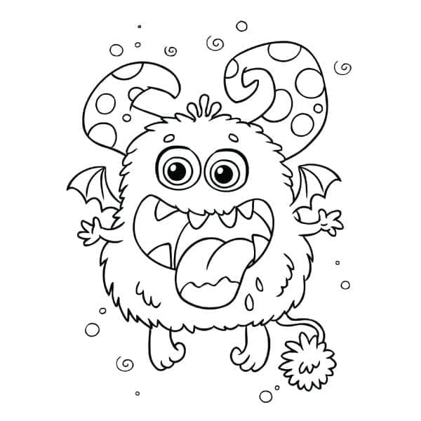 Dibujo gratuito Monstruo #183737 de la coleccion Personajes para imprimir Dibujo gratuito Monstruo #183737 de la coleccion Personajes para imprimir