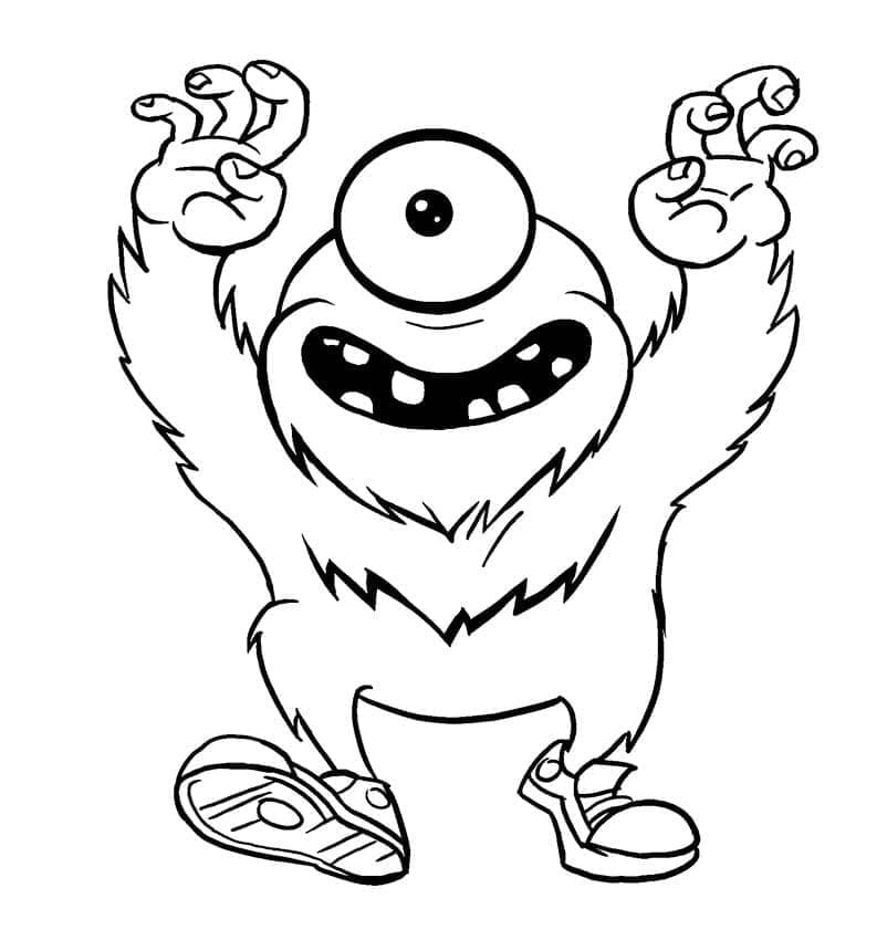 Dibujo gratuito Monstruo #183739 de la coleccion Personajes para imprimir