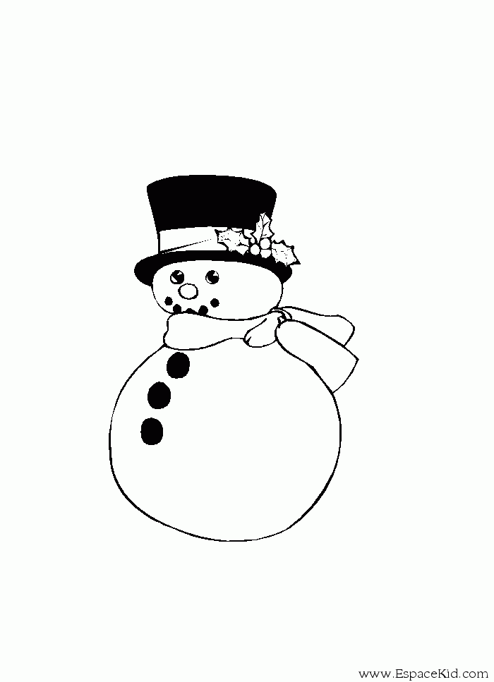 Dibujos de Muñeco de nieve #89207 (Personajes) para colorear – Páginas  imprimibles gratis