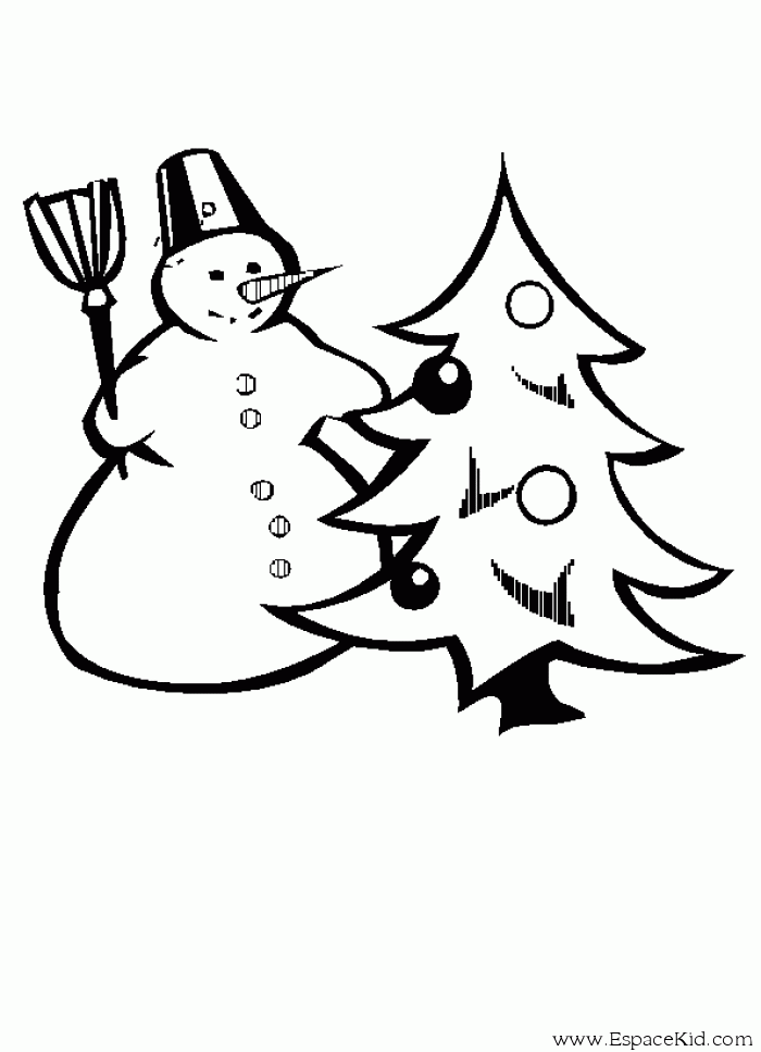 Dibujo para colorear: Muñeco de nieve (Personajes) #89252 - Dibujos para Colorear e Imprimir Gratis