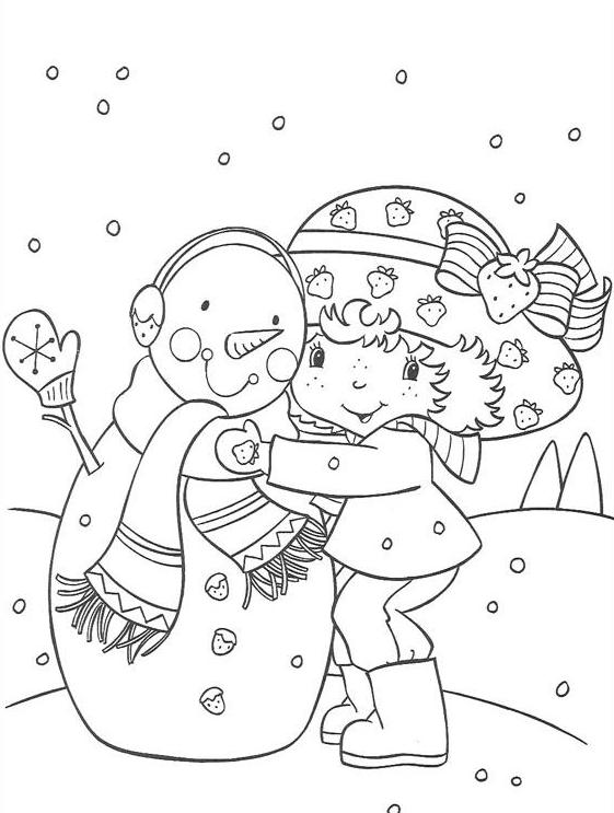 Dibujo para colorear: Muñeco de nieve (Personajes) #89253 - Dibujos para Colorear e Imprimir Gratis