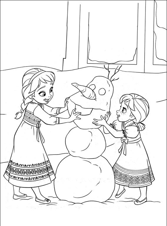 Dibujo para colorear: Muñeco de nieve (Personajes) #89312 - Dibujos para Colorear e Imprimir Gratis