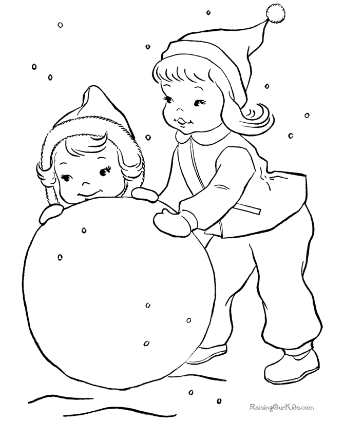 Dibujo para colorear: Muñeco de nieve (Personajes) #89381 - Dibujos para Colorear e Imprimir Gratis