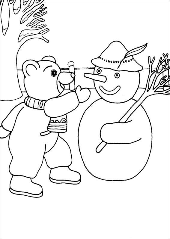 Dibujo para colorear: Muñeco de nieve (Personajes) #89406 - Dibujos para Colorear e Imprimir Gratis