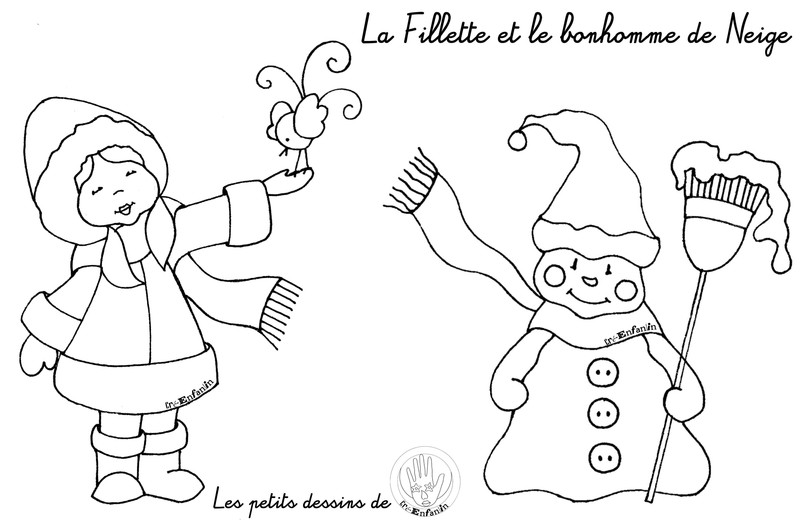 Dibujo para colorear: Muñeco de nieve (Personajes) #89453 - Dibujos para Colorear e Imprimir Gratis