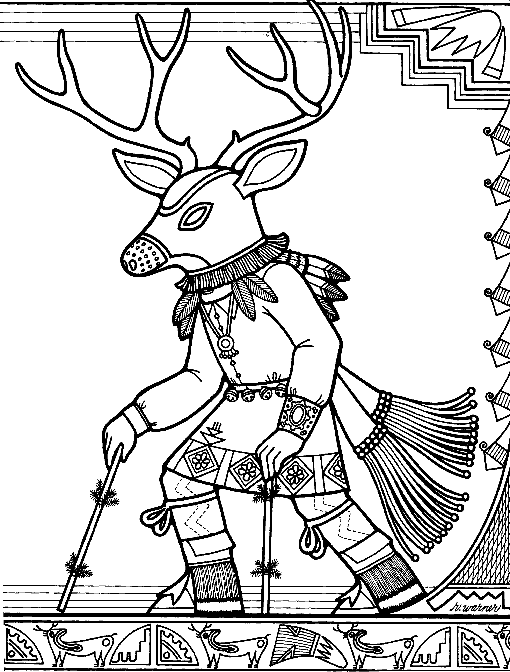 Dibujo gratuito Nativo Americano #149020 de la coleccion Personajes para imprimir
