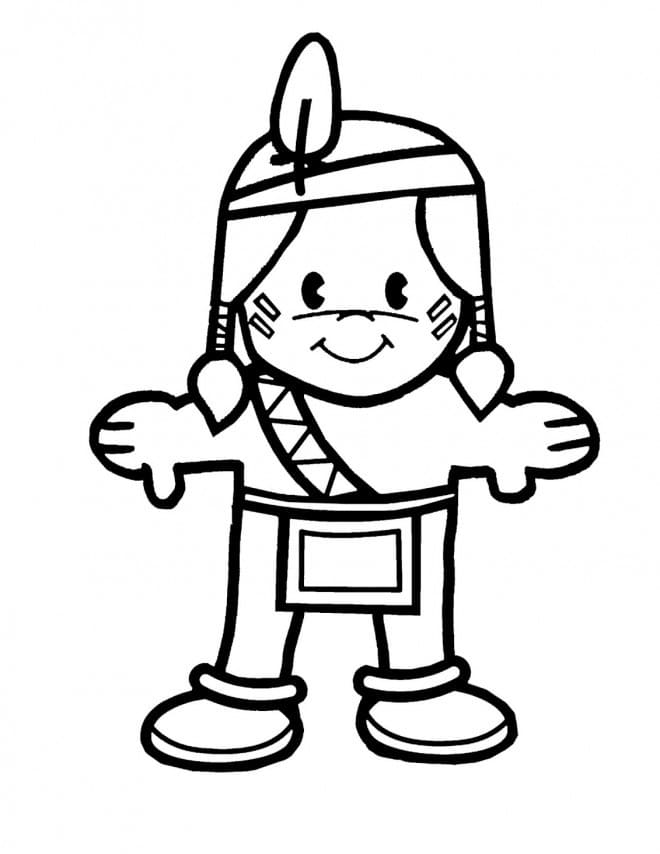 Dibujo gratuito Nativo Americano #181251 de la coleccion Personajes para imprimir Dibujo gratuito Nativo Americano #181251 de la coleccion Personajes para imprimir