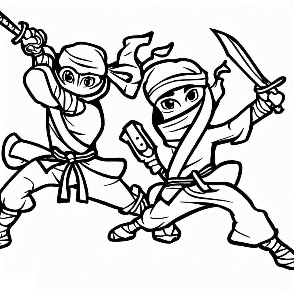 Dibujo gratuito Ninja #187789 de la coleccion Personajes para imprimir