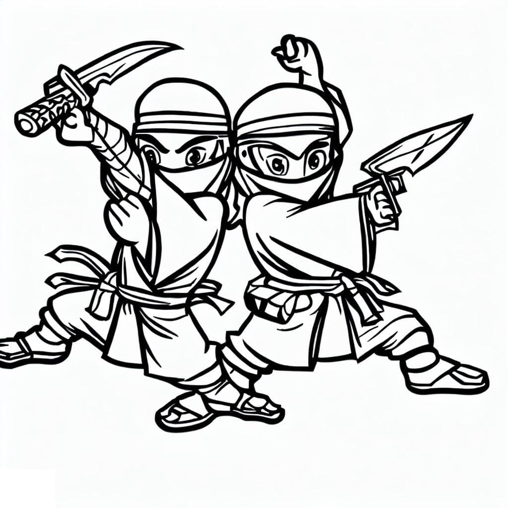 Dibujo gratuito Ninja #187791 de la coleccion Personajes para imprimir