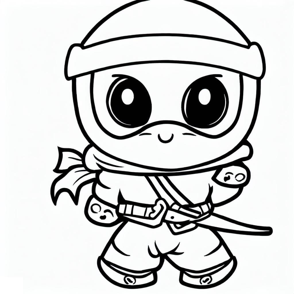 Dibujo gratuito Ninja #187798 de la coleccion Personajes para imprimir