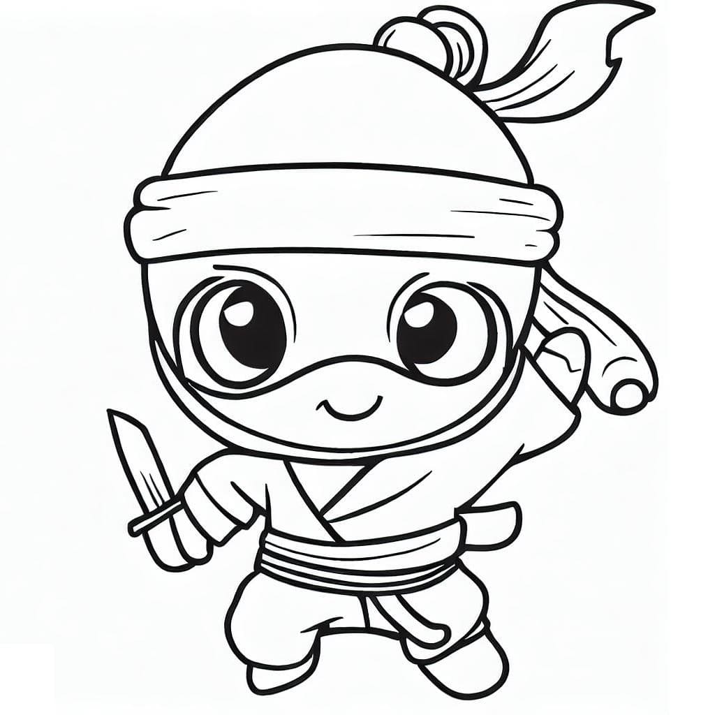 Dibujo gratuito Ninja #187799 de la coleccion Personajes para imprimir