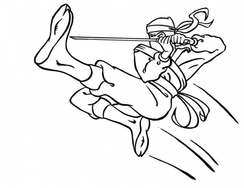 Dibujo gratuito Ninja #187801 de la coleccion Personajes para imprimir