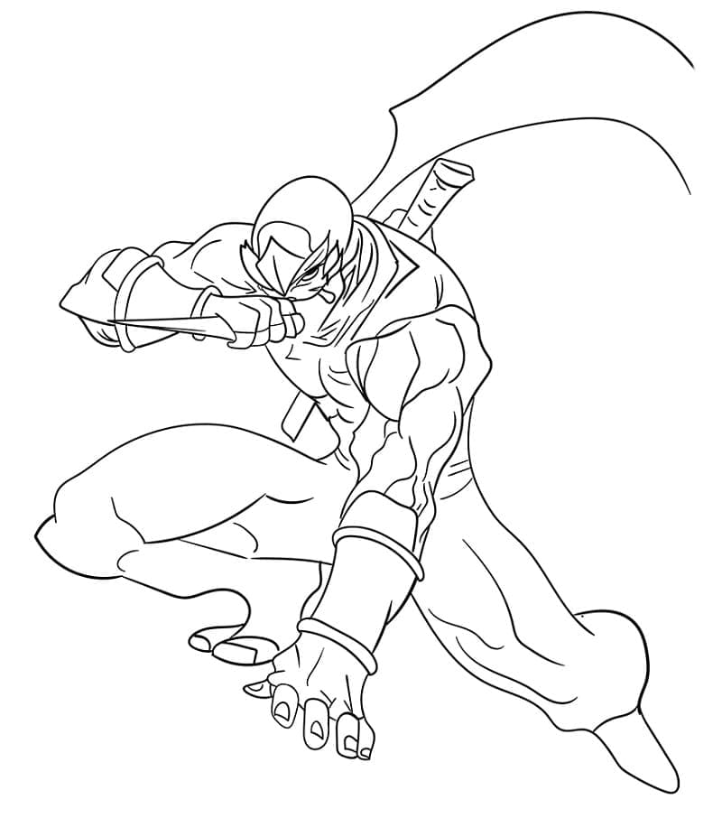 Dibujo gratuito Ninja #187820 de la coleccion Personajes para imprimir