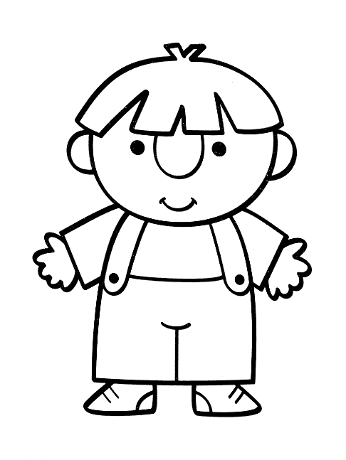 Dibujo para colorear: Niño (Personajes) #97360 - Dibujos para Colorear e Imprimir Gratis