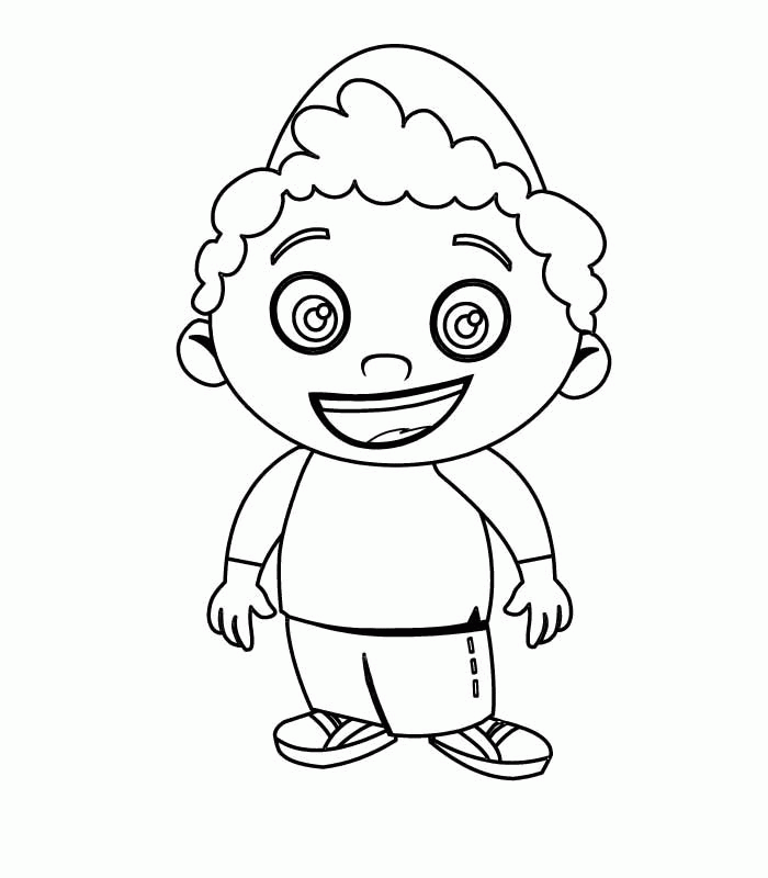 Dibujo para colorear: Niño (Personajes) #97427 - Dibujos para Colorear e Imprimir Gratis