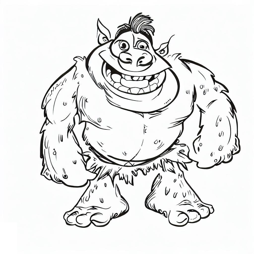 Dibujo gratuito Ogro #189733 de la coleccion Personajes para imprimir