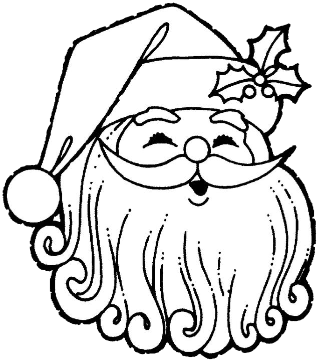 Dibujo para colorear: Papá Noel (Personajes) #104677 - Dibujos para Colorear e Imprimir Gratis