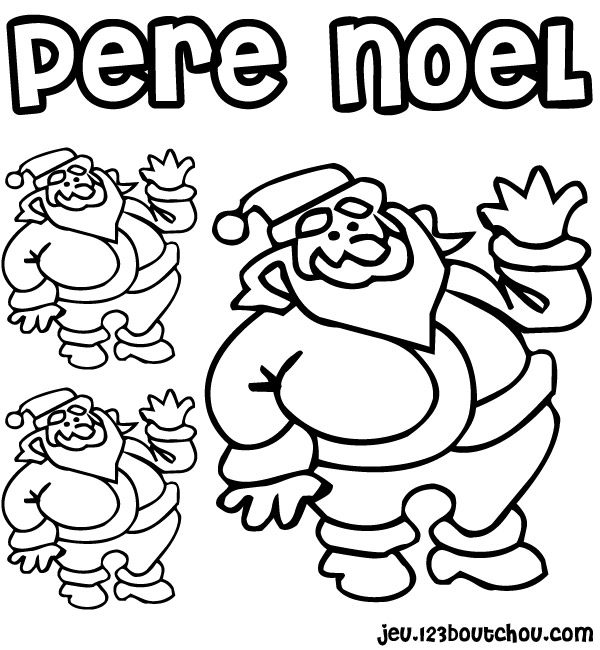 Dibujo para colorear: Papá Noel (Personajes) #104679 - Dibujos para Colorear e Imprimir Gratis