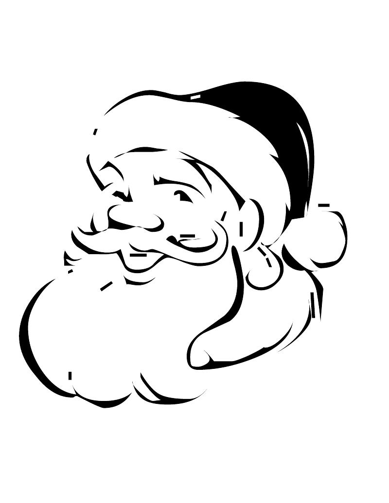 Dibujo para colorear: Papá Noel (Personajes) #104683 - Dibujos para Colorear e Imprimir Gratis