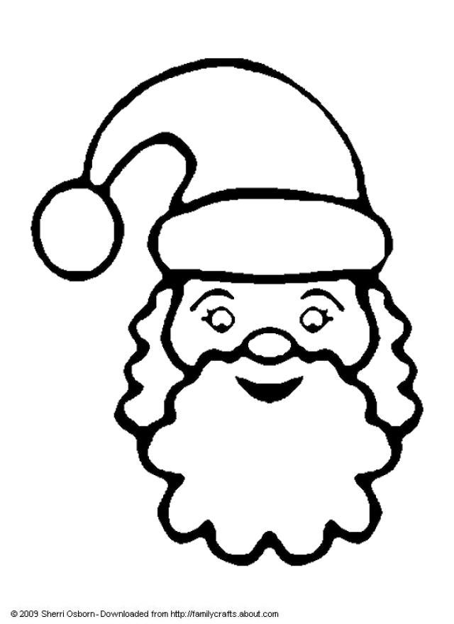 Dibujo para colorear: Papá Noel (Personajes) #104737 - Dibujos para Colorear e Imprimir Gratis