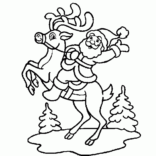 Dibujo para colorear: Papá Noel (Personajes) #104839 - Dibujos para Colorear e Imprimir Gratis