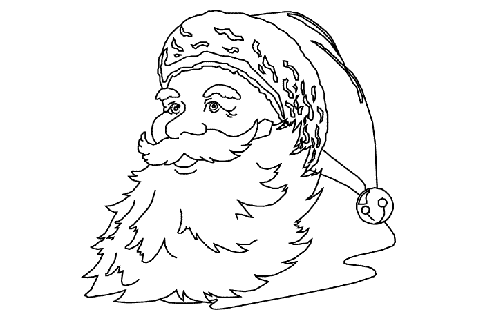 Dibujo para colorear: Papá Noel (Personajes) #104862 - Dibujos para Colorear e Imprimir Gratis