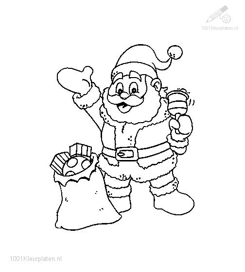 Dibujo para colorear: Papá Noel (Personajes) #104882 - Dibujos para Colorear e Imprimir Gratis