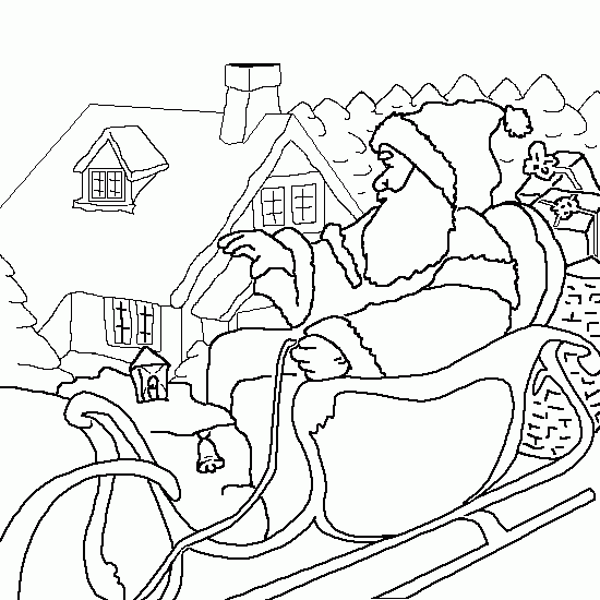 Dibujo para colorear: Papá Noel (Personajes) #104884 - Dibujos para Colorear e Imprimir Gratis