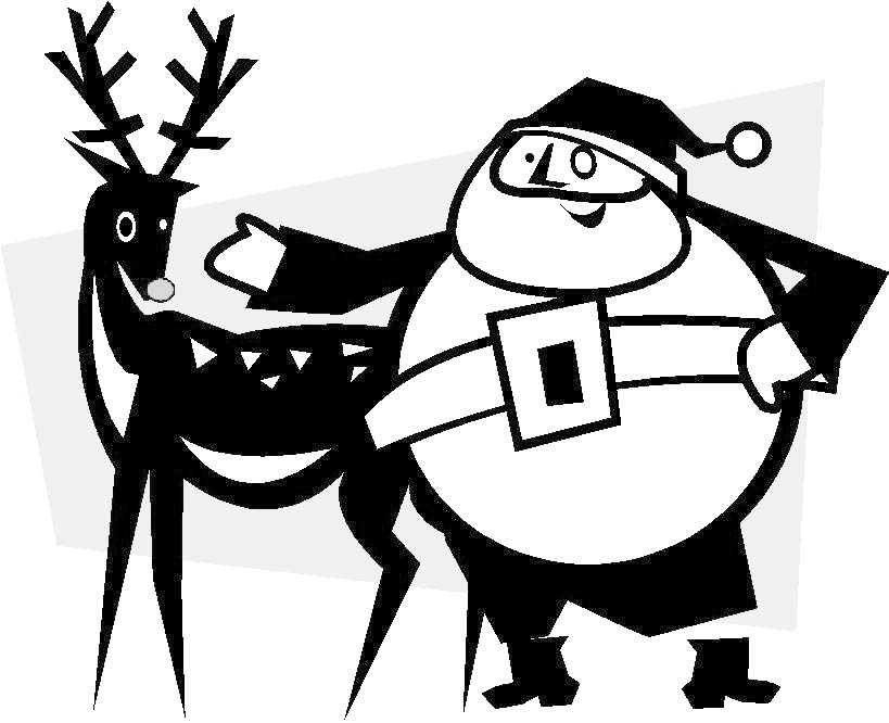 Dibujo para colorear: Papá Noel (Personajes) #104885 - Dibujos para Colorear e Imprimir Gratis