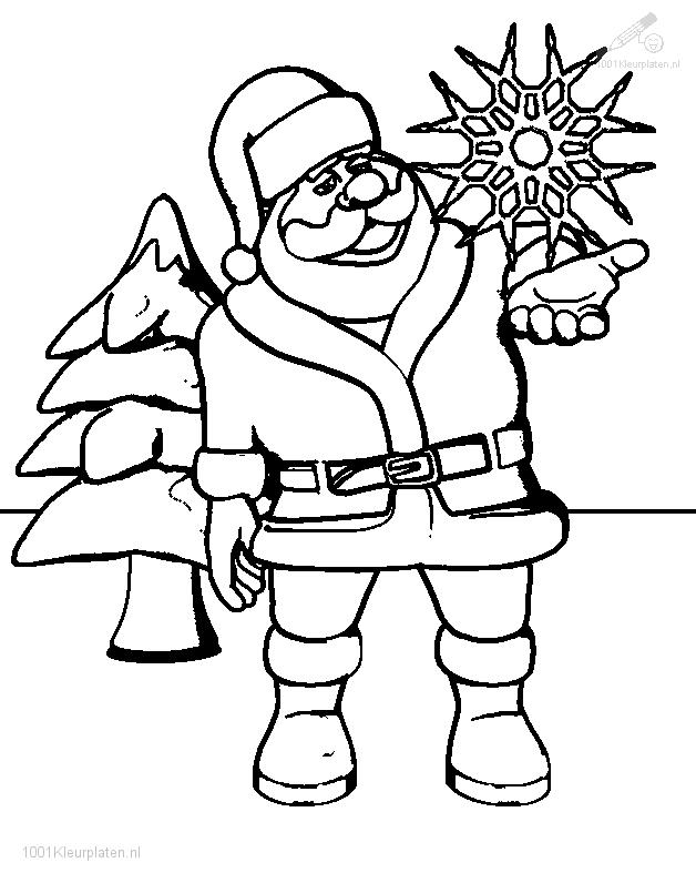 Dibujo para colorear: Papá Noel (Personajes) #104886 - Dibujos para Colorear e Imprimir Gratis