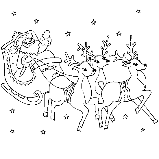 Dibujo para colorear: Papá Noel (Personajes) #104901 - Dibujos para Colorear e Imprimir Gratis