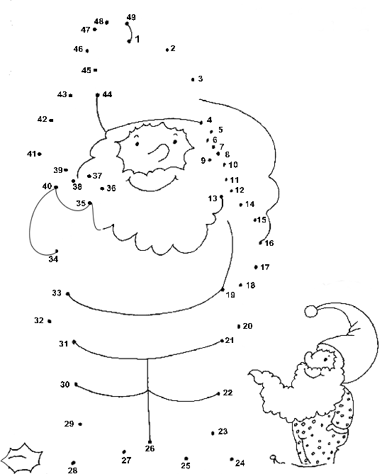 Dibujo para colorear: Papá Noel (Personajes) #104909 - Dibujos para Colorear e Imprimir Gratis