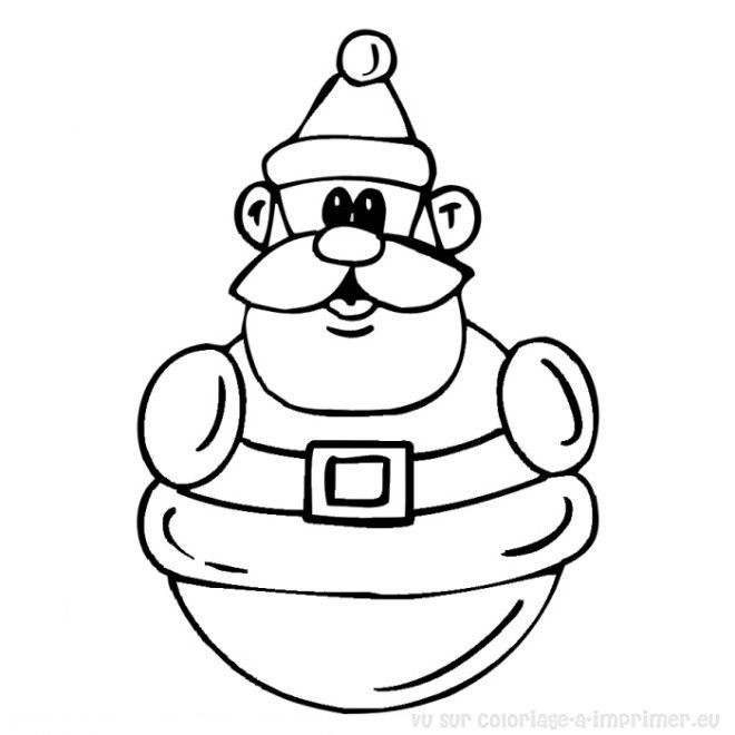 Dibujo para colorear: Papá Noel (Personajes) #104915 - Dibujos para Colorear e Imprimir Gratis