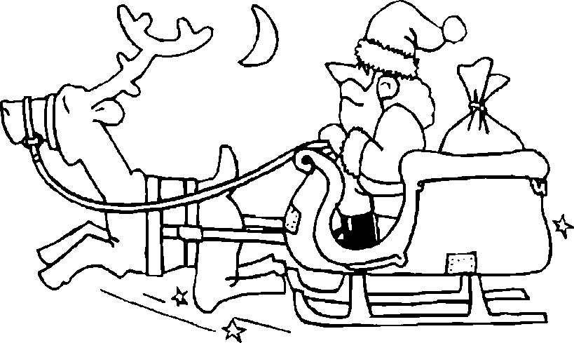 Dibujo para colorear: Papá Noel (Personajes) #104916 - Dibujos para Colorear e Imprimir Gratis