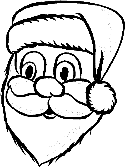 Dibujo para colorear: Papá Noel (Personajes) #104943 - Dibujos para Colorear e Imprimir Gratis