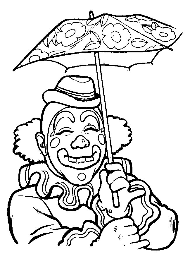 Dibujo para colorear: Payaso (Personajes) #90958 - Dibujos para Colorear e Imprimir Gratis