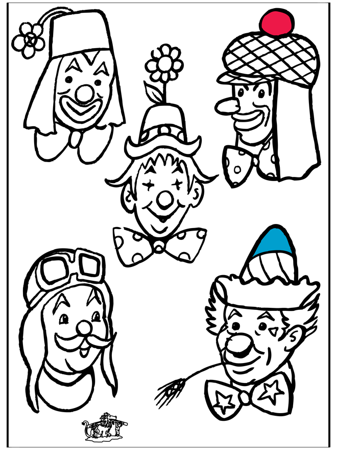 Dibujo para colorear: Payaso (Personajes) #91099 - Dibujos para Colorear e Imprimir Gratis