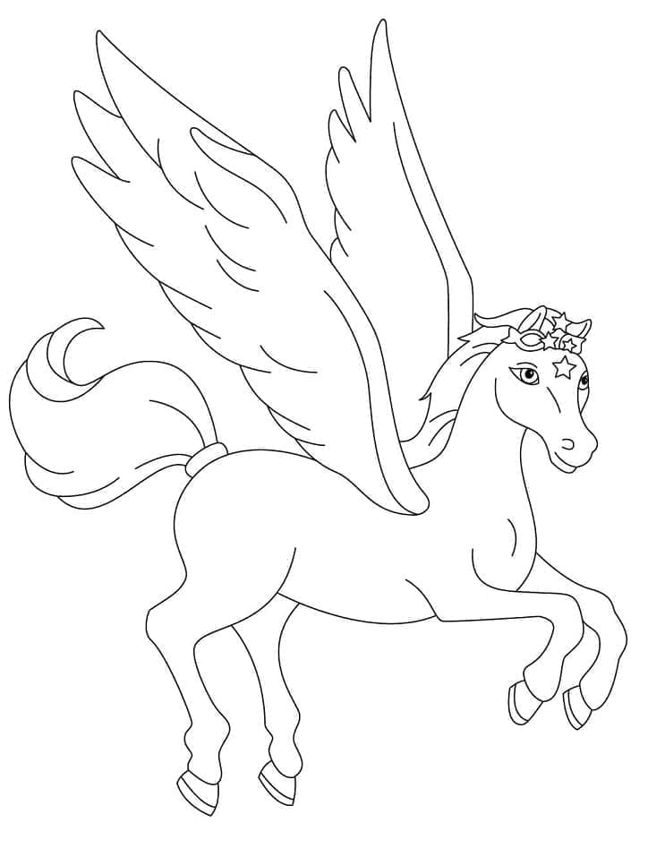 Dibujo gratuito Pegaso #209043 de la coleccion Personajes para imprimir Dibujo gratuito Pegaso #209043 de la coleccion Personajes para imprimir